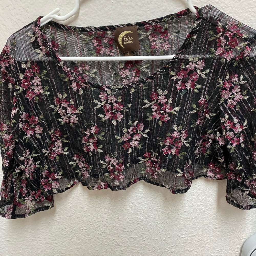 Super cute layering piece sheer fabric
